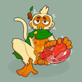 balloon bloons_tower_defense btd6 cape cum druid feet gay haplorhine male monkey monkey_boy monkey_feet nipples penetration prehensile_feet primate rubber sex_toy
