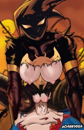 commission cowgirl_position dannygga mania marvel spider-man_(series) venom