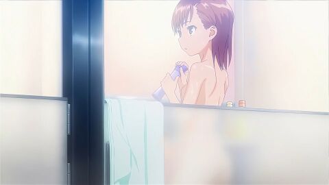00s 1girls 2009 accurate_art_style ass bare_ass bare_back bare_shoulders breasts brown_eyes brown_hair completely_nude completely_nude_female female from_behind hi_res indoors locker_room looking_back matching_hair/eyes misaka_mikoto nude nude_female official_art screencap see-through short_hair shoulder_blades shower showering sideboob small_breasts solo standing steam teenage_female teenager to_aru_kagaku_no_railgun to_aru_majutsu_no_index wet young