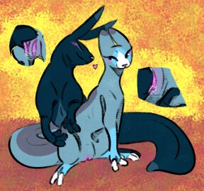 ambiguous_gender ass ass_grab bedroom_eyes blue_body blue_eyes blue_markings blush bodily_fluids body_blush butt_grab cunnilingus duo female feral genital_fluids genitals hand_on_ass hand_on_butt heart_symbol hi_res kayw2324 leaning_on_another markings narrowed_eyes oral plant pussy pussy_blush rain_world saliva saliva_on_pussy saliva_string seductive sex simple_background sitting slugcat smile tail tongue tongue_out vaginal_fluids vaginal_penetration videocult white_markings