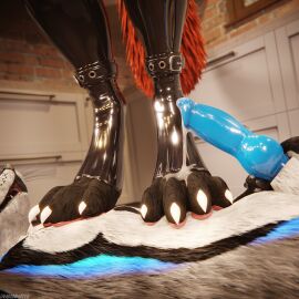 1:1 3d_(artwork) 4k absurd_res animal_genitalia animal_penis anthro anthro_on_anthro armwear balls biped black_body black_clothing black_fur blender_(artwork) blender_cycles blue_body blue_fur blue_penis bodily_fluids canid canine canine_genitalia canine_penis canis claws clothed clothing crush cum cum_dripping_from_penis cum_on_feet cum_on_penis cum_on_toe depth_of_field digital_media_(artwork) dominant dragonplayer dragonplayer_(character) duo erection feet flat_balls foot_crush foot_fetish foot_on_belly foot_on_chest foot_play fox fur genital_fluids genitals grey_body grey_fur hair hand_on_penis hi_res hindpaw hybrid inside jex knot latex latex_armwear latex_clothing latex_legwear latex_thigh_highs legwear male male/male mammal multicolored_body nude octo_(octothekitsune) open_mouth orange_body orange_fur orgasm paws penis reflection rexouium sex slim slim_anthro slim_male slim_sub smile standing standing_on_another submissive submissive_male tail thigh_highs trampling white_body white_fur