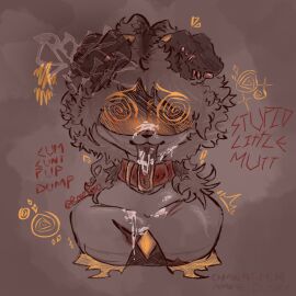 amber_eyes animal_ears blush blush_lines brown brown_background brown_body brown_hair canine canine_ears canine_humanoid canine_nose chest_scar chest_scars collar cum cum_drip cum_on_body cum_on_cheek cum_on_chest cum_on_face cum_on_self cum_on_tongue cum_on_upper_body cumshot dark_hair disassembly_drone dizzy dizzy_eyes dog_ears dog_nose doodle fluffy fluffy_ears fluffy_hair furry_murder_drone gay glowing gradient male male_only mastectomy_scar murder_drones murder_drones_oc nose oc orange_eyes pet_collar petplay pierced_ears pup puppy puppy_boy puppy_eyes quince_(mdoc) rizzeduzi robot robot_boy roots roots_(hair) roots_showing scar short_hair sketch spiral spiral_eyes submissive top_view tounge_out yellow_eyes