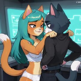 1boy 1girls 69 69_position adult_swim ai_animated ai_animation ai_generated ai_video animated anthro avocato blowjob blue_fur blue_hair bouncing_breasts breasts cat_ears cat_girl cat_tail catgirl cheating_wife cowgirl cowgirl_position crack_ship cum_in_mouth deep_penetration deepthroat doggy_style face_fucking fellatio female final_space furry grok grok_imagine infidelity kissing male male/female missionary missionary_position oral oral_sex orange_body orange_fur penis queen queen_and_soldier queen_of_ventrexia sound sucking_penis tagme vaginal_penetration ventrexian video