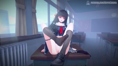 1boy 1girls 3d animated anime anime_style audio barefoot chisa_(wuthering_waves) cum cum_in_pussy cum_inside cum_on_body cumshot erection feet feet_focus feet_up female female_humiliation foot_fetish footjob hoyocinema jiggle jiggling_ass jiggling_breasts lecheryamoreva light-skinned_female light-skinned_male light_skin longer_than_30_seconds male male/female male_rover_(wuthering_waves) naked naked_female opennsfwsp patreon penis penis_out plot pov pussy pussy_penetration roleplay rover_(wuthering_waves) ruined_orgasm school school_uniform schoolgirl scream sex soles sound sound_effects stockings tagme toes vaginal_penetration vaginal_sex video video_games wuthering_waves