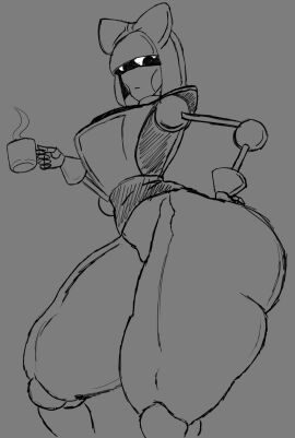 1girls ass ass_bigger_than_head big_ass big_butt black_and_white blackchaos64 bottom_heavy bottomless bubble_ass bubble_butt coffee curvaceous curvy curvy_figure female female_only hand_on_hip huge_ass low-angle_view mostly_nude plump receptionik receptionist resting_bitch_face robot robot_girl sega sketch solo solo_female sonic_(series) sonic_the_comic sonic_the_hedgehog_(comics) sonic_the_hedgehog_(series) tagme thick_thighs voluptuous voluptuous_female wide_hips