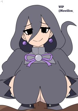 2d_animation animated bbc game_freak hex_maniac hex_maniac_(z-a) paizuri paizuri_under_clothes pokemon tagme titjob titjob_under_clothes video wip
