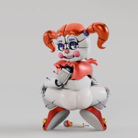 3d accurate_model alternate_version_at_source alternate_version_available anaconda_pose animatronic ass ass_focus baby_(fnafsl) big_ass blender circus_baby circus_baby_(fnaf) circus_baby_(original) female five_nights_at_freddy's footwear full_color green_eyes high_resolution highres jordevoir no_penetration robot robot_girl solo solo_female