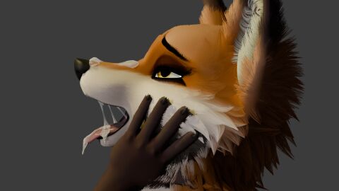 2025 3d anthro aroused bedroom_eyes biped blender_(artwork) blender_eevee bodily_fluids canid canine cross_fox cum cum_in_mouth cum_inside cum_on_face cyfx digital_media_(artwork) female female_anthro fox fur genital_fluids grey_background hi_res light lighting mammal multicolored_body multicolored_fur narrowed_eyes nude nude_anthro nude_female orange_body orange_fur portrait red_fox seductive shaded simple_background soft_shading solo true_fox two-tone_body two-tone_fur white_body white_fur