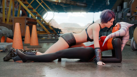 2girls 3d ahsoka_tano alien alien_girl alien_humanoid ass big_ass big_breasts breasts bust busty chest clone_wars curvaceous curvy curvy_figure female female_only hair_tentacles high_heels hips hourglass_figure huge_ass huge_breasts humanoid large_ass large_breasts legs light-skinned_female light_skin lucasfilm mandalorian mature mature_female multiple_females multiple_girls orange-skinned_female orange_body orange_skin robdecado sabine_wren slim_waist star_wars star_wars:_ahsoka star_wars_rebels tentacle_hair thick thick_hips thick_legs thick_thighs thighs togruta voluptuous waist wide_hips