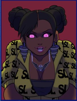 1girls ass big_ass big_breasts bottom_heavy breasts brown-skinned_female brown_body brown_skin bust busty capcom chest chun-li chun-li_(cover_girl) cleavage curvaceous curvy curvy_figure dark-skinned_female dark_skin digital_media_(artwork) female female_only fully_clothed hips hourglass_figure huge_ass huge_breasts human large_ass large_breasts legs marvel_vs._capcom mature mature_female purplemantis shadow_lady_(mvc) solo street_fighter thick thick_hips thick_legs thick_thighs thighs top_heavy voluptuous voluptuous_female waist wide_hips