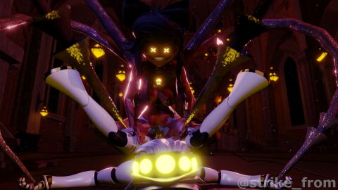 3d_(artwork) amazon_position blender creepy_smile cum_in_pussy cyn_(murder_drones) disassembly_drone female_raping_male female_rapist forced_creampie murder_drones n_(murder_drones) raped_by_tentacles samzan_(modeler) skinsuit stab strikefrommidnight threatening worker_drone