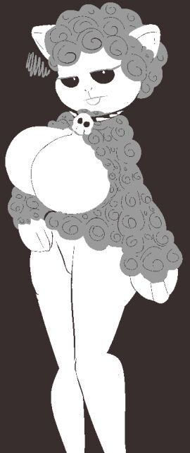 1girls anthro anthro_on_anthro anthro_only baba_chops baba_chops_(poppy_playtime) black_hair black_sheep black_wool boob_window breasts buckteeth choker collar critters_(poppy_playtime) exposed_breasts exposed_pussy female fluffy frown furry_only grey_fur hand_on_hip hooved_fingers hooves huge_breasts legs_together mob_entertainment mysaltisexposed nightmare_critters no_humans poppy_playtime poppy_playtime_(chapter_3) poppy_playtime_(chapter_4) pussy sex sheep sheep_girl sheeps smiling_critters solo spiked_collar tagme white_body white_fur white_skin wool_(fur)