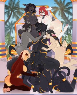 abs accessory anklet annalie anthro anthro_on_anthro anthro_penetrated anubian_jackal ass athletic athletic_anthro athletic_male balls bisexual black_body black_fur black_hair black_nose blonde_hair bored_user bovid bracelet breasts canid canine canis caprine cock_ring daughter dildo dildo_in_vagina dildo_insertion djoser_(psychoh13) domestic_cat elizabeth_(crazywolf45) fangs father father_and_child father_and_daughter felid feline felis fellatio female female/female female_penetrated fur gangbang genitals goat gold_(metal) gold_anklet gold_bracelet gold_cock_ring gold_jewelry gold_markings grey_body grey_fur group group_sex hair hi_res horn husband_and_wife hybrid incest jackal jewelry kat_(crazywolf45) lagomorph leporid male male/female mammal marie_fonti markings married_couple meritites mother mother_and_child mother_and_daughter navel nefertiti_(psychoh13) nipples nude nude_anthro nude_female nude_male oral parent parent_and_child parent_and_daughter penetration penile penis penis_accessory penis_jewelry pussy rabbit red_body red_fur red_hair reverse_gangbang serket_(psychoh13) sex sex_toy sex_toy_in_vagina sex_toy_insertion sibling sister sisters tail tan_body tan_fur teeth tongue tongue_out vaginal_penetration vulva white_body white_fur