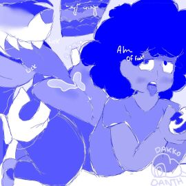 1boy 1femboy 2boys ass ass_crack ass_grab asshole big_tongue brown_skin bubble_ass bubble_butt butt_crack cute cute_face cute_femboy cute_male dakko_(dakkodanth) dakkodanth deep_anal deep_ass excited_expression excited_face excited_male exciting femboy femboy_on_male gay gay_sex licking licking_ass licking_butt male matthew_chad open_ass open_asshole playing_videogame sex sex_gay surprised surprised_expression tongue