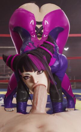 1boy 1girls 3d 3d_animation :>= animated asian_female ass_up axenanim balls big_ass big_penis black_hair blowjob boxing_ring breasts breasts_out bwc capcom clothed_female_nude_male clothes detailed_background duo erect_penis erection exposed_ass exposed_breasts eye_contact eyes_open eyeshadow fellatio female highres interracial interracial_sex juri_han korean_female latex_clothing light-skinned_female light-skinned_male light_skin longer_than_10_seconds looking_at_viewer makeup male male_pov medium_breasts nipples non-web_source open_mouth oral oral_sex penis penis_in_mouth pov purple_eyes shorter_than_30_seconds silent_dom silent_male skin_tight sound street_fighter street_fighter_6 tagme tongue tongue_out unseen_male_face vertical_video video white_male