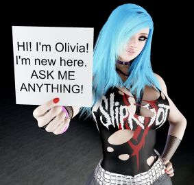 1girls 3d ass big_ass big_breasts big_thighs blue_hair breasts bust busty chest curvaceous curvy curvy_figure emo emo_girl female hips hourglass_figure huge_ass huge_breasts large_ass large_breasts legs light-skinned_female light_skin mature mature_female olivia_thompson original original_character round_breasts sevenarts thesevenartsx thick thick_hips thick_legs thick_thighs thighs top_heavy voluptuous voluptuous_female waist wide_hips