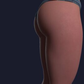 3d 3d_(artwork) ass aunt aunt_cass big_ass big_butt big_hero_6 blender cass_hamada denim denim_shorts female figure hotpants marvel marvel_comics mgsnak239 micro_shorts microshorts mini_shorts minishorts my_crush short_shorts shorts