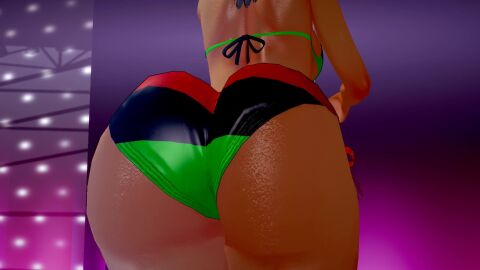 3d alternate_version_available animated ass aubre_cooper back back_view backboob big_ass bikini breasts curvaceous_body curvaceous_female curvaceous_figure curvy curvy_figure curvy_hips dark-skinned_female dark_skin dat_ass female flag_bikini from_behind hips huge_ass jiggle jiggling_ass koikatsu loop moving_hips original pan_african_colors scratch-key shaking shaking_ass shaking_butt shaking_hips skimpy skimpy_clothes smacking_ass smacking_own_ass sound spidey-dude tagme twerk twerking video voluptuous voluptuous_female wiggling wiggling_ass