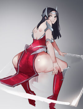 1girls 2d female female_focus female_only irelia_xan league_of_legends tagme tnt_(pixiv8487740)