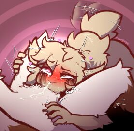 2024 anthro balls balls_deep balls_deep_fellatio blush blush_lines bodily_fluids bovid caprine cum cum_in_mouth cum_in_nose cum_inside deer drinking drinking_cum duo emanata ewe eye_roll eyeshadow fellatio female fur genital_fluids heart_symbol makeup male male/female mammal mewgle multicolored_body multicolored_fur new_world_deer onomatopoeia oral penetration penile penis reindeer running_makeup sen_(mewgle) sex sheep signature sound_effects swallowing_sound_effect tan_body tan_fur tears text two-tone_body two-tone_fur unknown_character