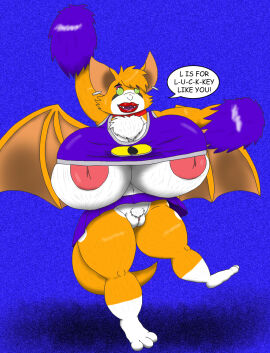 alythewolfcat anthro bat big_breasts breasts cheerleader_outfit choker clothed clothing dust:_an_elysian_tail ear_piercing ear_ring english_text female fidget fidget_(elysian_tail) genitals hi_res huge_breasts jewelry mammal necklace nimbat nipple_dip piercing plump_labia pussy ring_piercing skimpy solo text wide_hips wings