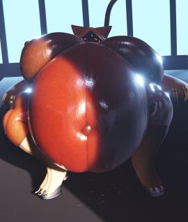 1girls 3d aged_up breasts cghonk fat fat_female female huge_belly huge_breasts overweight solo solo_female tagme taokaka thick_thighs