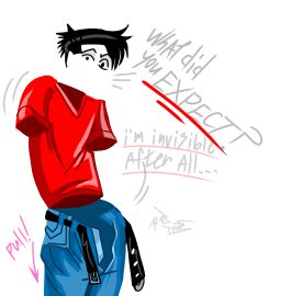 baldi's_basics_classic_remastered baldi's_basics_in_education_and_learning belt blue_jeans clothes clothes_off clothes_pull corrupted_file dialogue female female_artist filename2 ghost half_dressed half_naked humor invisible invisible_body invisible_male invisible_penis ironic jeans male male_only nightmare_husbando not_nsfw not_porn null_(baldi's_basics) penis pov public_domain red_shirt risobase shirt tagme wacky_picture