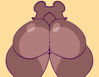 1girls animated anus anus_peek ass dat_ass fat_ass female female_only fredina's_nightclub fredina_(cally3d) gigantic_ass pussy_peek robot robot_girl stormkinght tagme twerk twerking video