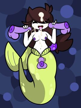 breasts dick drawfriend female jaiden jaiden_animations jaidenanimations male merfolk mermaid mermaid_girl mermaid_tail penis sex