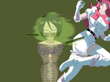 bleach bleach:_the_thousand-year_blood_war bondage chained chains defeated fart fart_cloud fart_fetish farting farting_in_face female femdom gag gagged gagged_speech humiliation kuchiki_rukia meninas_mcallon nostrils tape tape_bondage tape_gag taped_mouth tied_up writing