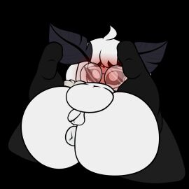 1boy animated antennae_(anatomy) anthro anus arthropod ass belly belly_overhang big_butt blush clothing embarrased_horny embarrassed eyewear feet femboy feminine_male genitals glasses hi_res huge_butt hyper hyper_butt insects legs_up legwear lepidopteran lying male male/male moth on_back penis presenting presenting_anus presenting_hindquarters puffy_anus round_glasses short_stack slightly_chubby small_penis solo solo_male spread_legs spreading submissive submissive_male teapot_(body_type) thigh_highs willow_(willowmoff) willowmoff wings