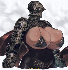 armor armored_female armored_gloves big_breasts breasts female helmet huge_breasts ibuo knight ubuo