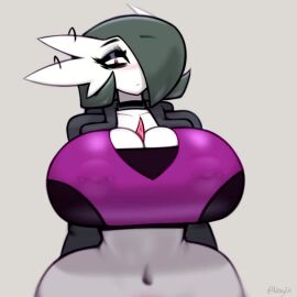 animated anthro blank_expression blush bouncing_breasts cum_on_screen cumshot futanari gardevoir gigantic_hips goth hoodie hoodievoir_(neayix) horsecock hourglass_figure huge_breasts jiggle loop neayix partially_clothed penis_out_of_frame pierced_nipples pokemon pokemon_(species) solo tagme taker_pov tiny_waist uninterested video wide_hips