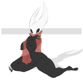 big_breasts breasts cleavage dullvivid female furry hollow_knight hollow_knight:_silksong hornet_(hollow_knight) huge_breasts silksong tagme thick_thighs wide_hips
