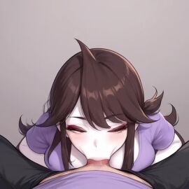 ai ai_generated blowjob cleavage deep_blowjob deepthroat fellatio jaiden_animations looking_at_viewer looking_pleasured male/female oral oral_sex tagme video