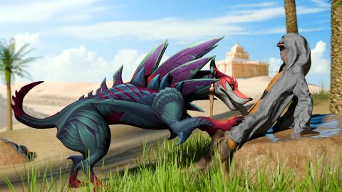 16:9 3d canid chadotexas dark-skinned_male dark_skin darkin desert detailed_background duo erection fellatio female female_on_human female_penetrated feral feral_penetrated from_front_position genitals happy happy_sex hi_res human human_on_feral human_penetrating human_penetrating_feral human_penetration_female interspecies league_of_legends looking_pleasured male male/female male_on_feral male_penetrating male_penetrating_female male_penetrating_feral mammal naafiri oral oral_penetration penetration penile penis quadruped riot_games seductive sex widescreen zoophilia