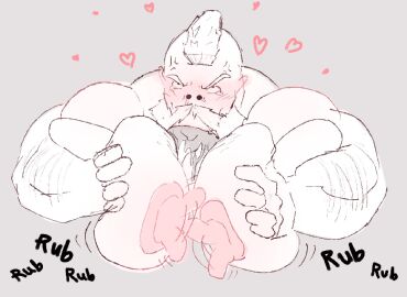 balls bara beard big_pecs big_penis blowjob boner breasts disembodied_penis erection facial_hair gay gay_paizuri male male_only male_paizuri monochrome muscles muscular oral paizuri para-p pecfuck pecjob penis street_fighter titfuck titjob yaoi zangief