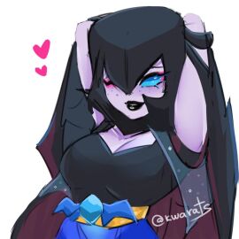 armpits clash_(series) clash_of_clans clash_royale goth kwarats night_witch_(clash_of_clans) night_witch_(clash_royale)