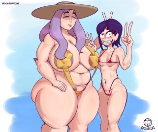 1milf 2girls areola_slip arketrix asian asian_female ass barely_contained beach belly big_ass big_breasts bikini black_hair blue_hair blush breast_press breasts bubble_ass bubble_butt bursting_breasts cameltoe cellulite chubby cleavage cleavage_overflow curvaceous curvy deep_cleavage doctorecrz fat_ass female female_only flat_chest gargantua_(doctorecrz) gilf gold_(metal) gold_bikini golden_bikini hairy_pussy hand_on_hip huge_ass japanese_female large_ass light-skinned_female light_skin looking_at_viewer mature mature_female micro_bikini milf navel nerd nerdy_female oc ocean old older older_female one-piece_swimsuit outside overflowing_breasts peace_sign petite petite_female pubes pubes_exposed pubic_hair pubic_hair_peek pussy red_bikini short_hair side_eye sideboob skimpy skin slightly_chubby small_breasts solo string_bikini sunny swimsuit swimwear thick_ass thick_thighs thunder_thighs titanomaquia_(doctorecrz) topless useless_clothing v_sign voluptuous wide_hips yellow_eyes