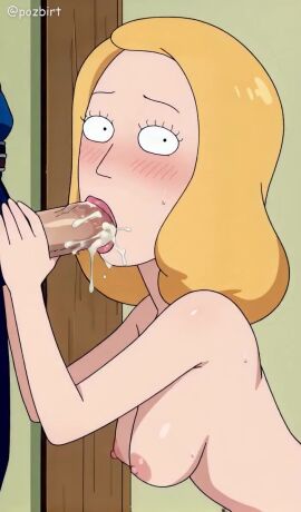 1girls ai_generated artist_name beth_smith blonde_hair blush breasts completely_nude large_breasts looking_at_viewer medium_breasts nipples nude patreon_logo pozbirt pussy rick_and_morty tagme uncensored video