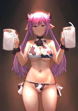 1girls absurd_res absurdres arms_up ass_visible_through_thighs bare_arms bare_belly bare_hands bare_hips bare_legs bare_midriff bare_navel bare_shoulders bare_skin bare_thighs bare_torso bell belly belly_button bikini bikini_bottom bikini_only bikini_top black_background black_bell black_bikini black_bikini_bottom black_bikini_top black_collar black_cuffs black_horn black_horns black_string_bikini black_swimsuit black_swimwear blush blush_lines blushing_at_viewer blushing_female bonz_(bonz0616) bra braid braided_bangs braided_hair breasts cleavage cleft_of_venus collar collarbone cow_print cow_print_bikini cuffs curvy curvy_body curvy_female curvy_figure curvy_hips curvy_thighs dark_background dot_nose elbows embarrassed embarrassed_female female female_focus female_only fingers genshin_impact groin hair_between_eyes half_naked hands_up high_resolution highres horn horns hourglass_figure keqing_(genshin_impact) large_breasts legs light-skinned_female light_skin long_hair looking_at_viewer metal_collar milk milk_glass navel panties pointy_ears purple-eyed_female purple-haired_female purple_eyebrows purple_eyes purple_hair pussy revealing_clothes shoulders side-tie_bikini simple_background skimpy_clothes slave slender_body slender_waist slim_female slim_waist solo standing string_bikini swimsuit swimwear thick_thighs thigh_gap thighs thin_waist twintails twintails_(hairstyle) underboob underwear upper_body v-line white_bikini white_bikini_bottom white_bikini_top white_string_bikini white_swimsuit white_swimwear wide_hips