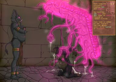 absurd_res after_rape after_sex ahe_gao anthro ape ass balls barefoot belly bodily_fluids bottomwear bound clothing cum cum_from_ass cum_from_mouth cum_in_ass cum_in_mouth cum_inside dungeons_and_dragons duo ear_piercing elephant elephantid fantasy feet gameplay_mechanics genital_fluids genitals glowing glowing_eyes gorilla haplorhine hasbro hi_res hud jewelry kern_(kln) kneeling loincloth looking_pleasured magic male male_only male_pregnancy mammal munsu89 nipple_fetish nipple_piercing nipple_play nipples open_mouth orgasm penile penis piercing pregnancy pregnant pregnant_male primate proboscidean restrained restrained_by_tentacles sex spell spellcasting tentacle tentacle_rape tentacle_sex text tusk_ring tusks wizards_of_the_coast