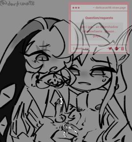 2boys anal anal_sex cookie_run cookie_run_kingdom darkcacao98_(artist) elder_faerie_cookie gay gay_sex male shadow_milk_cookie strawpage_request