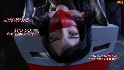 1boy 1girls 3d 3d_(artwork) 3d_render asian_female black_hair blender blender_(artwork) blender_(software) blender_cycles cindy_moon english english_text equine female feral feral_on_feral feral_on_human feraldom fisheye fisheye_lens horse inner_monologue korean_female male marvel marvel_comics mask masked motion_blur mouth_covered mouth_mask oofoe self_upload silk_(marvel) spider-man_(series) stomach_bulge stomach_deformation straight thinking thoughts widow_(marvel) zoophilia