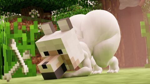 3d aidenz anthro ass big_ass cub femboy fur male male_cub male_only minecraft minecraft_mob minecraft_wolf sniffing tagme uncle_aiden wolf wolf_(minecraft) young