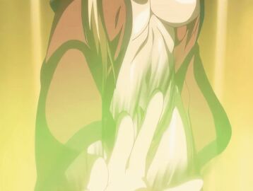 00s 1girls 2006 animated bare_shoulders bible_black bible_black_new_testament bouncing_breasts breasts brown_hair cleavage cloak dress earrings female green_eyes imari_kurumi jewelry large_breasts lipstick long_dress long_hair makeup open_clothes ponytail robe shattering shin_bible_black side_ponytail sidelocks standing tagme wind