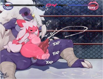 1boy 1girls 2_penises absurd_res animal_genitalia animal_penis anthro bodily_fluids breasts canid claws cum diphallia diphallism dragon duo erection female female_penetrated garchomp generation_4_pokemon generation_9_pokemon genitals gin_(silverzero) hi_res larger_male long_hair male male/female male_penetrating male_penetrating_female mammal multi_genitalia multi_penis mythological_creature mythological_scalie mythology nintendo nipples nude penetration penile penis pink_body pokemon pokemon_(species) pokémon_(species) pussy roxy_(chikidoodlez) scalie sex size_difference smaller_female stomach_bulge tail thigh_sex tinkaton vaginal_penetration vilf white_hair