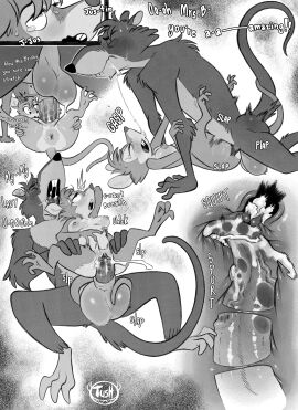 3_toes 4_fingers absurd_res anthro anthro_on_anthro anthro_penetrated anthro_penetrating anthro_penetrating_anthro anus ass balls big_balls big_penis bodily_fluids breasts cum cum_in_uterus cum_in_vagina cum_inside dialogue don_bluth duo english_text feet female female_penetrated fingers fur genital_fluids genitals hi_res hindpaw humanoid_hands internal interspecies justin_(nimh) larger_male male male/female male_penetrating male_penetrating_female mammal monochrome mouse mrs._brisby murid murine nude nude_anthro nude_female nude_male paws penetration penile penile_penetration penis penis_in_vagina pussy rat rodent saliva semi-anthro sex size_difference smaller_female smaller_penetrated smile sweat text the_secret_of_nimh toes tush_(artist) uterus vaginal_penetration vulva