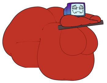 ass big_ass big_breasts breasts bubble_ass bubble_butt chip_at_night fat female huge_ass morbidly_obese pyrocynical pyrocynical_(fursona) pyrocynical_tvhead_oc screen_face thick_thighs wide_hips