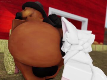 3d anal animated anthro anthro_on_anthro anus ass background balls big_ass big_balls big_butt boykisser boykisser_(meme) enormous_ass enormous_butt equine face_in_ass face_in_butt gay horse huge_ass huge_butt looking_back male male/male male_rimming_male muitetul puffy_anus rimming roblox robloxian sex silly_cat_(mauzymice) tagme tail thick_thighs video